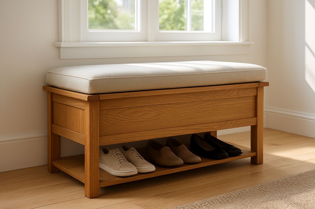 Fabriquer un banc coffre pour l’entrée