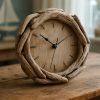 Horloge murale en bois flotté DIY facile