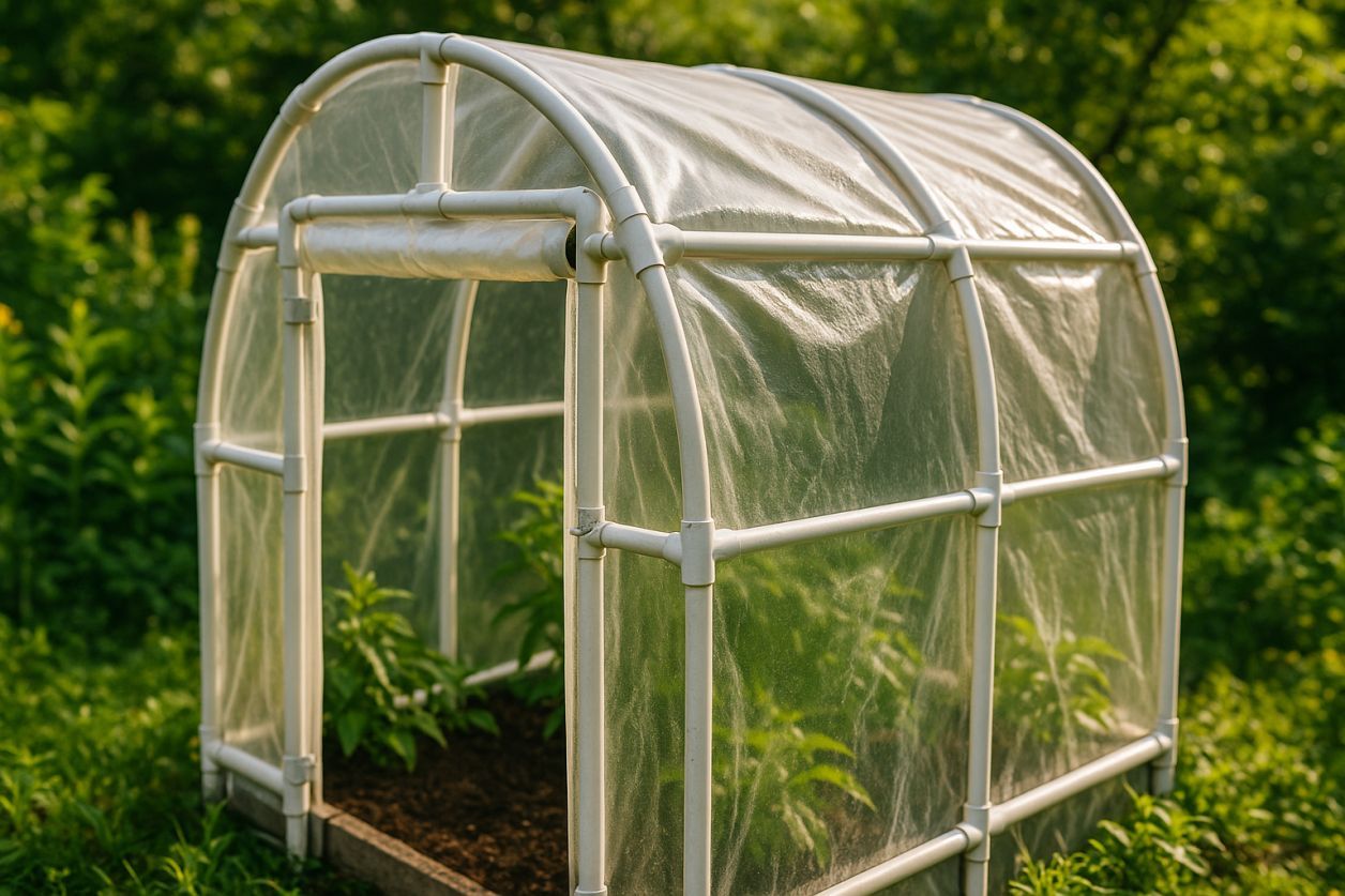 Construire une serre en PVC facilement