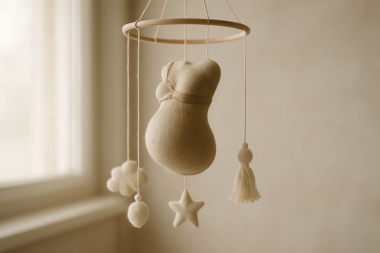 Créer un mobile artistique de grossesse
