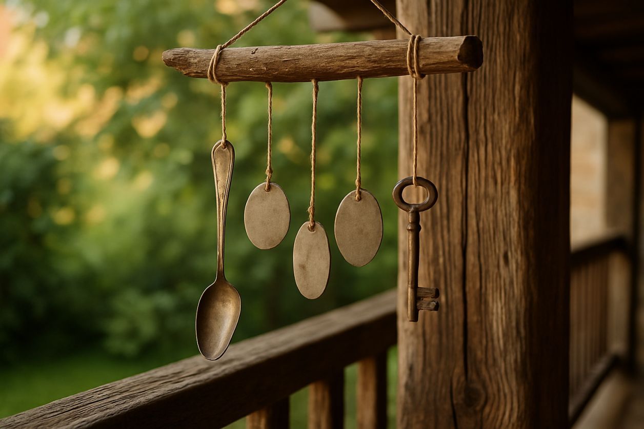 Un carillon DIY avec des objets récupérés