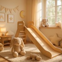 Un toboggan intérieur DIY pour enfant