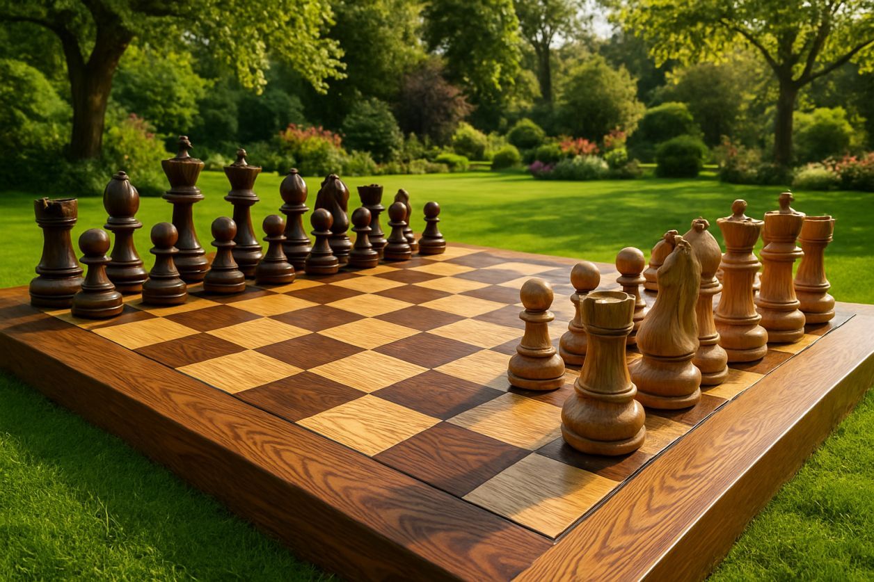 Fabriquez un échiquier géant de jardin