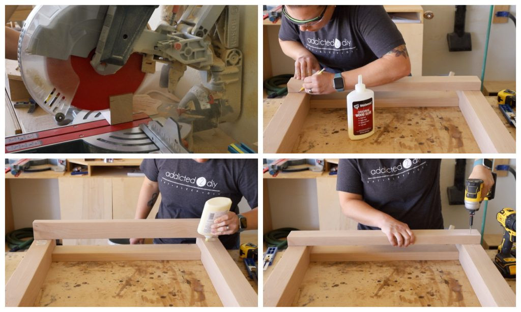 Assemblage dessus de table