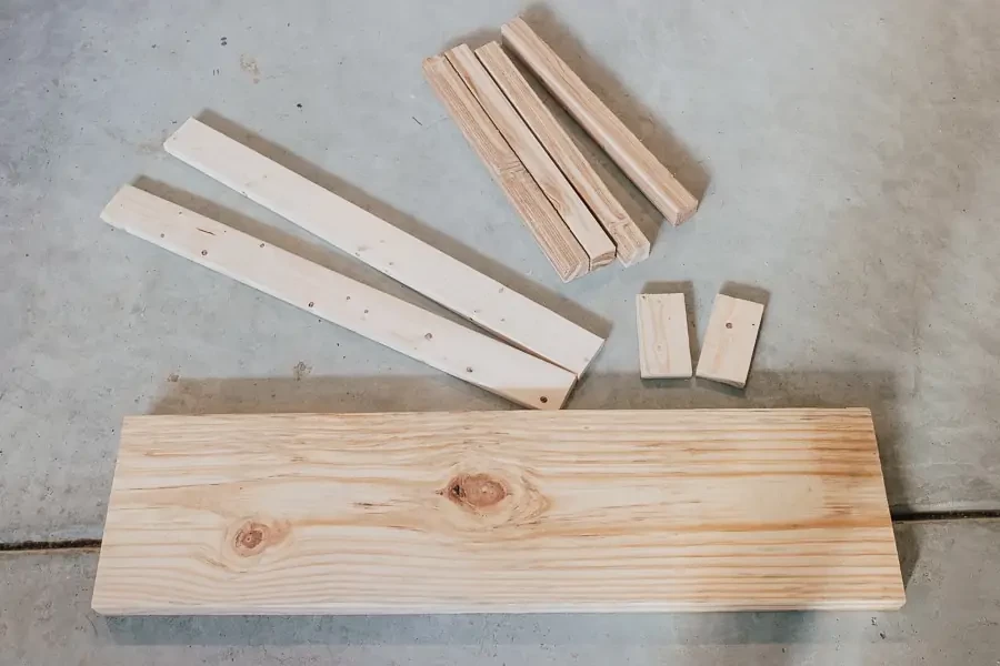 Matériel fabrication banc en bois