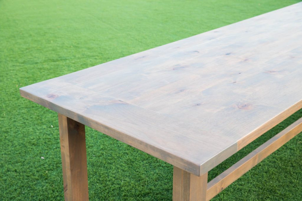 Plateau table extérieure DIY