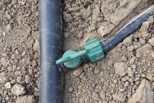 Raccordement Système d'arrosage goutte a goutte