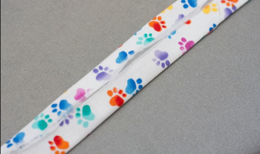 Tissu pour collier chat verso