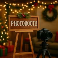 Un coin photobooth magique pour Noël