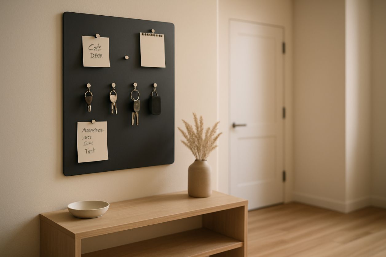 Panneau magnétique maison pour l’entrée