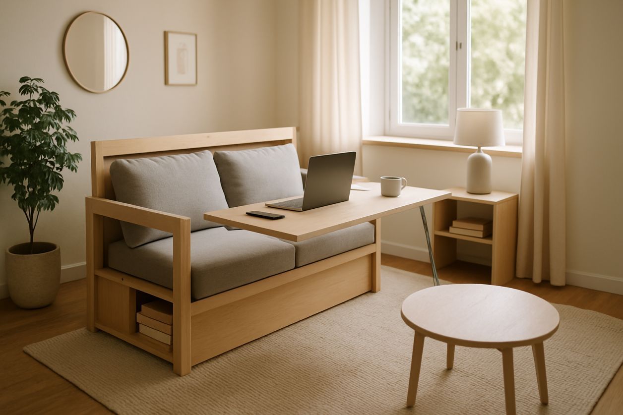 Support télétravail canapé/bureau DIY