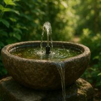 Fontaine de jardin DIY simple et rapide