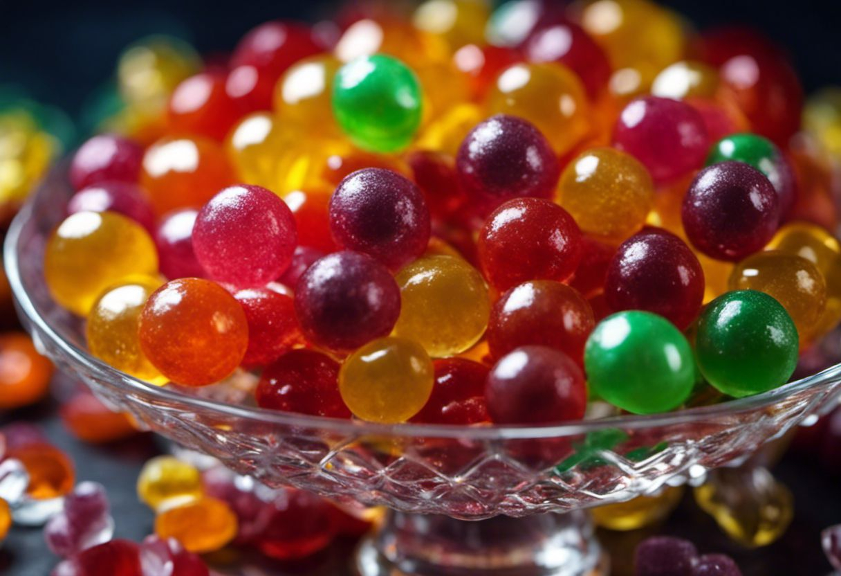 Variété de bonbons faits maison.