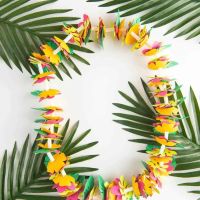 Fabriquer des colliers hawaïen en papier