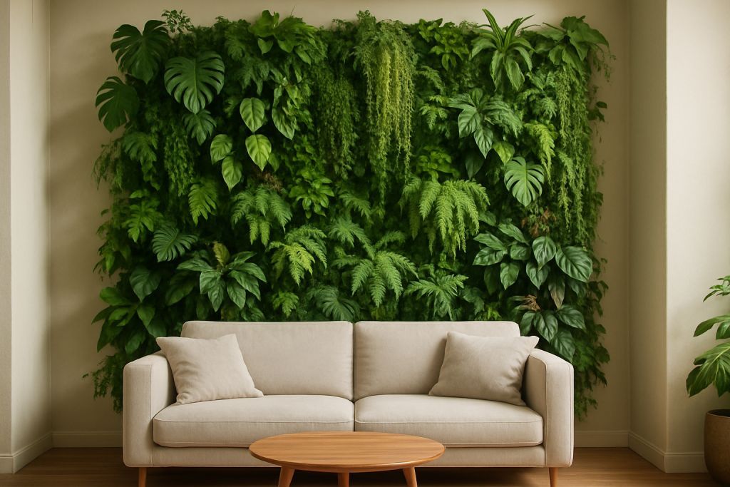 Mur végétal intérieur facile à créer