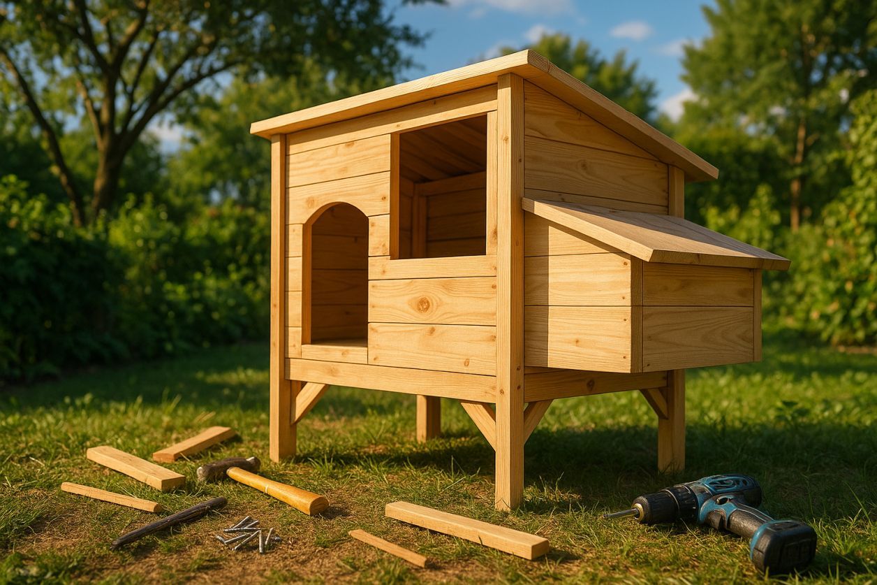 Construire un poulailler en bois facile