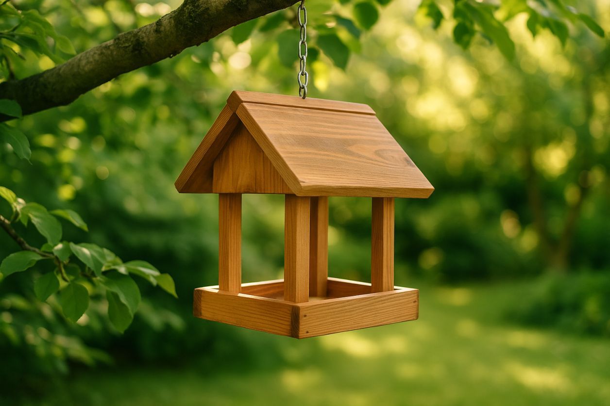 fabriquer une mangeoire à oiseaux facile