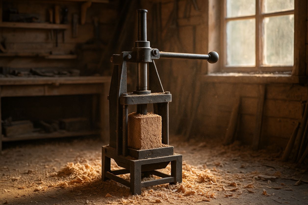Fabriquer une presse à briquette bois
