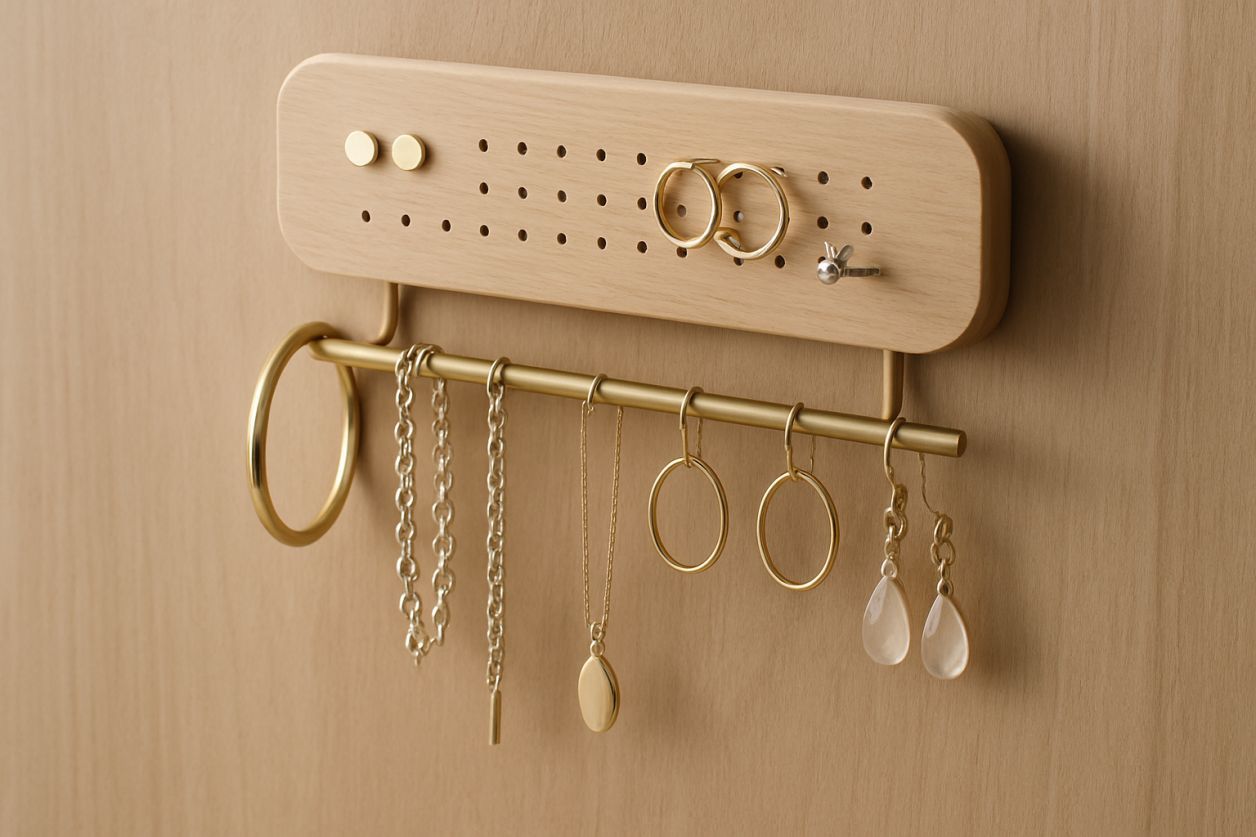 DIY : crée ton porte-bijoux mural chic
