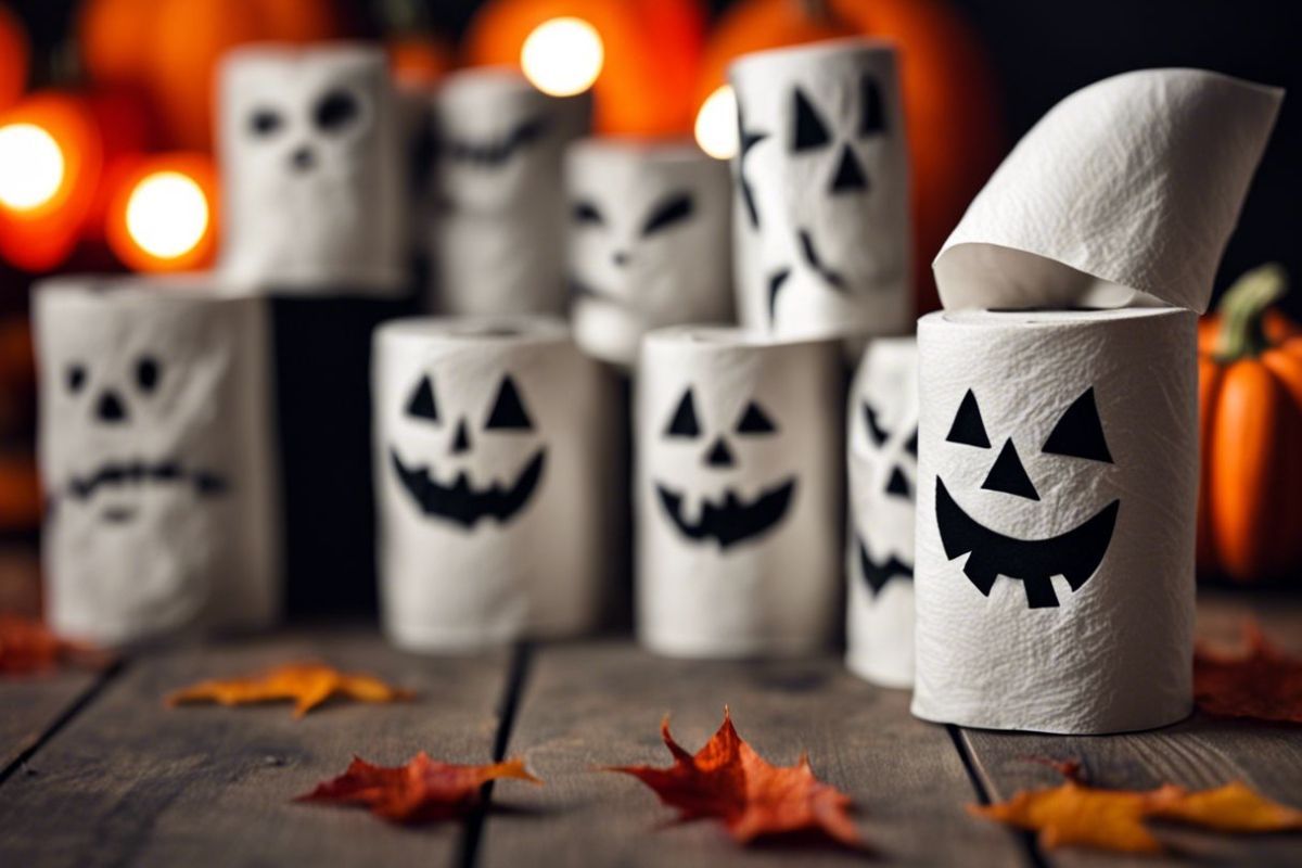 Découvrez le DIY Halloween avec des rouleaux de PQ!