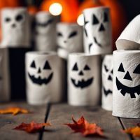 Découvrez le DIY Halloween avec des rouleaux de PQ!