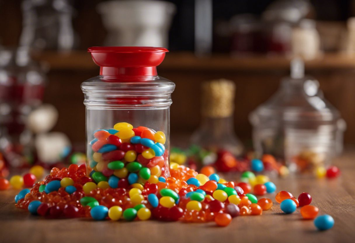 Détaillé et professionnel, distributeur de bonbons fait maison
