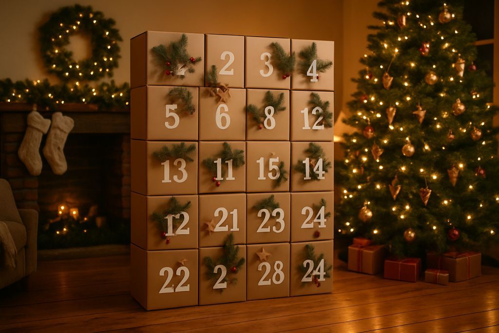 Calendrier de l’avent géant à créer soi-même