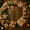 Couronne de Noël DIY en objets recyclés