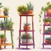Créez votre échelle porte-plantes DIY en quelques pas