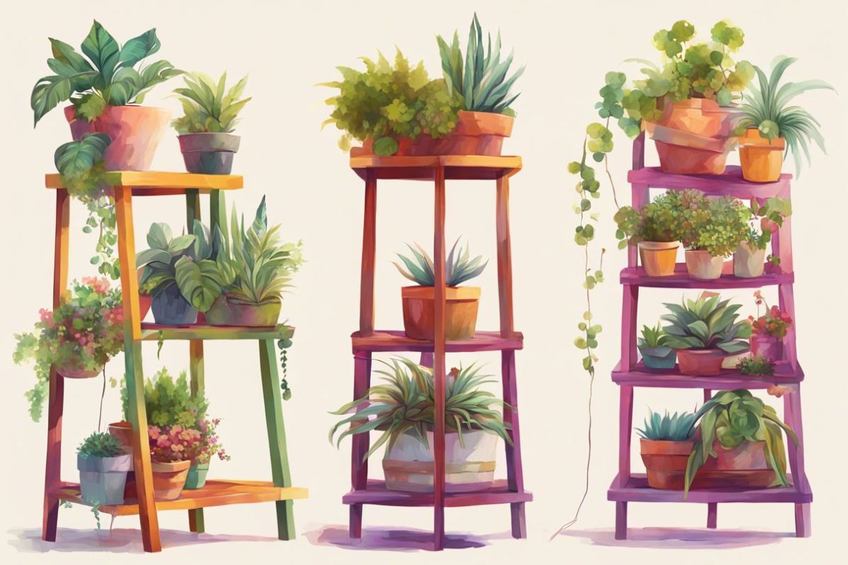 Créez votre échelle porte-plantes DIY en quelques pas