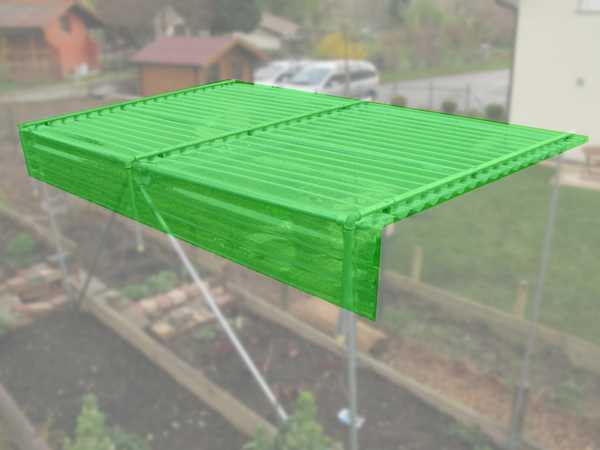 Fabrication toit abri pour tomate