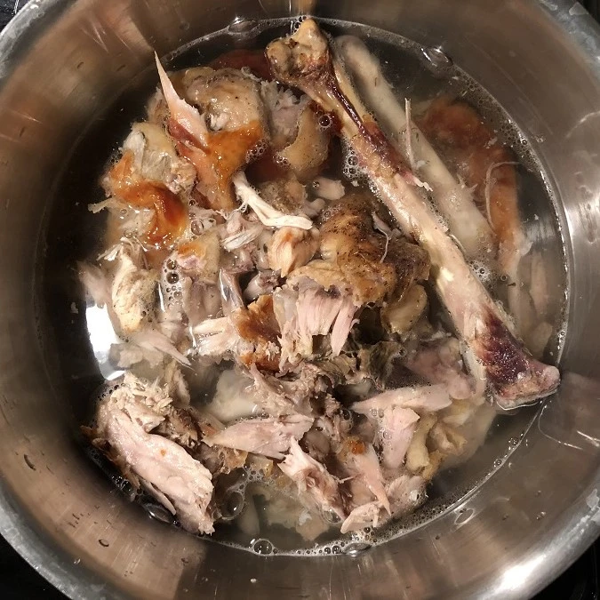 Reste de poulet pour fabriquer collagene maison