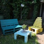 Fabrication meuble en bois jardin en palette