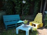 Fabrication meuble en bois jardin en palette